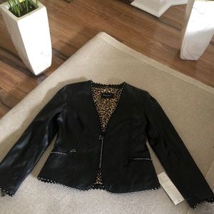 raffaelo leather jacket